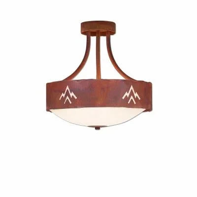 Three Light Semi-Flush Mount099986