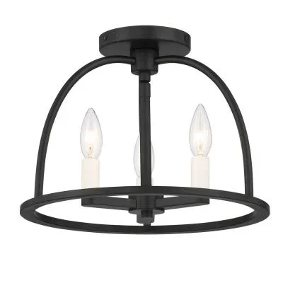 Three Light Semi Flush Mount2296338