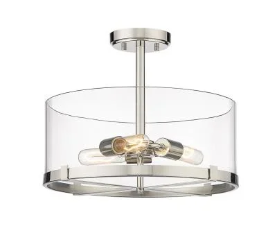 Three Light Semi Flush Mount2298146