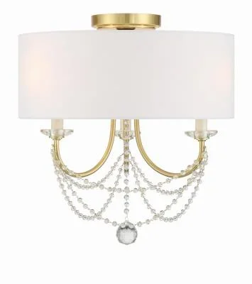 Three Light Semi Flush Mount2520592