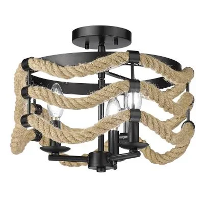 Three Light Semi-Flush Mount2520809