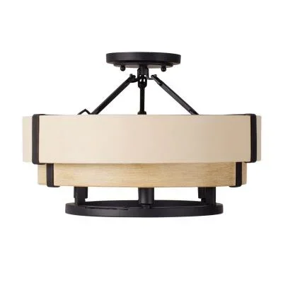 Three Light Semi-Flush Mount2606621