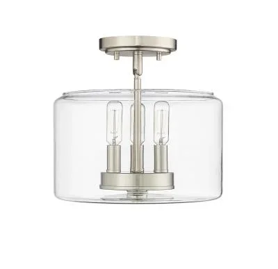 Three Light Semi-Flush Mount2646375