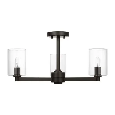 Three Light Semi-Flush Mount3036817