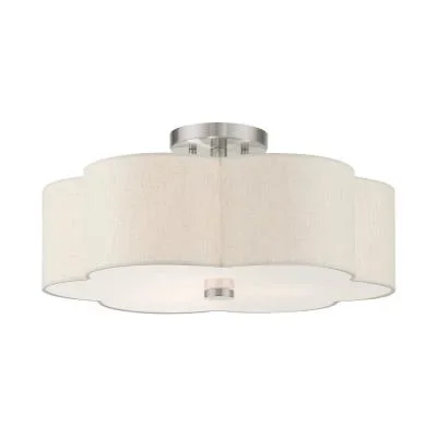 Three Light Semi Flush Mount3157780