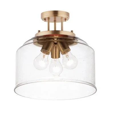 Three Light Semi-Flush Mount3322941