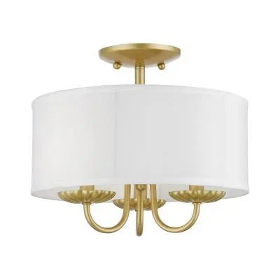 Three Light Semi-Flush Mount3391383