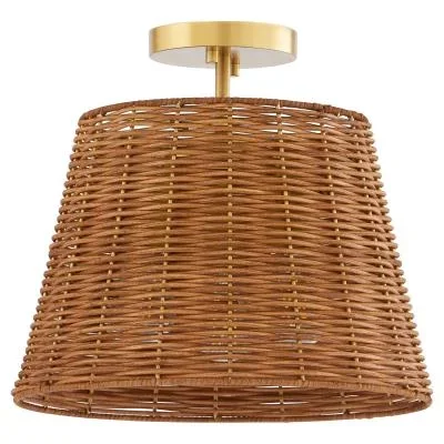 Three Light Semi Flush Mount3428574