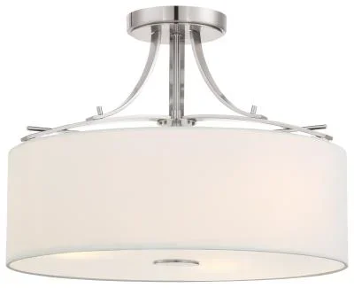 Three Light Semi Flush Mount366229