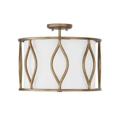 Three Light Semi Flush Mount4132114