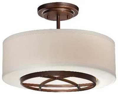 Three Light Semi Flush Mount427078