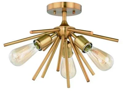 Three Light Semi Flush Mount430113