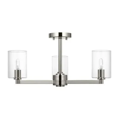 Three Light Semi-Flush Mount4540621