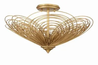 Three Light Semi Flush Mount4549571