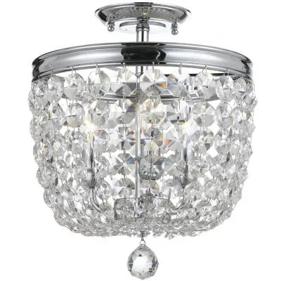 Three Light Semi Flush Mount562152