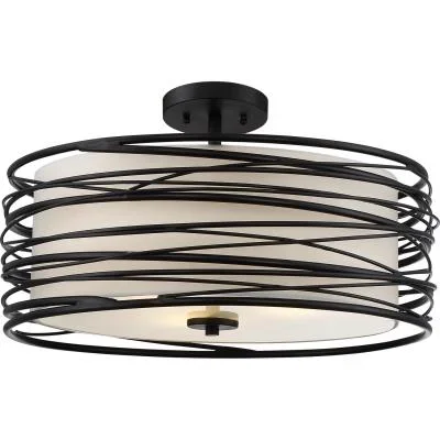 Three Light Semi-Flush Mount6418751