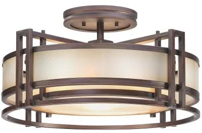 Three Light Semi Flush Mount664780