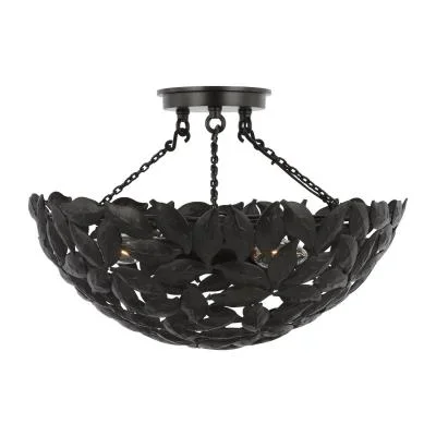 Three Light Semi-Flush Mount6735364