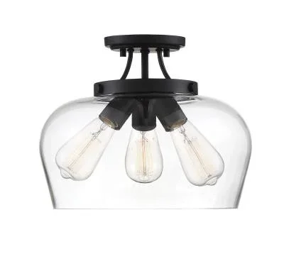 Three Light Semi-Flush Mount704206