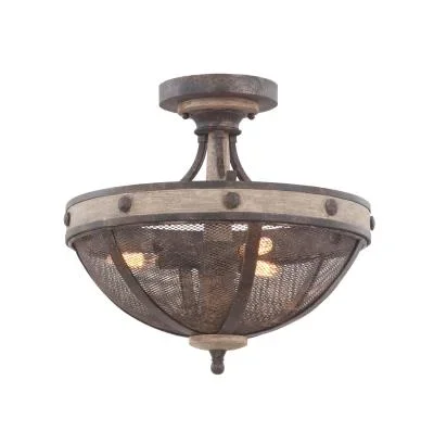Three Light Semi Flush Mount729552