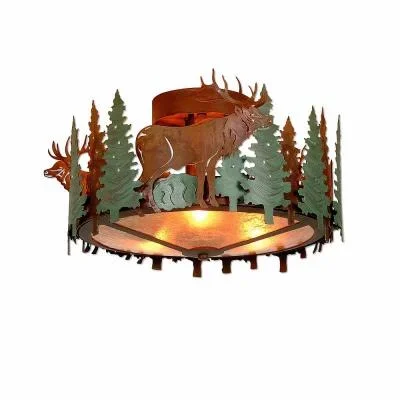 Three Light Semi-Flush Mount831990