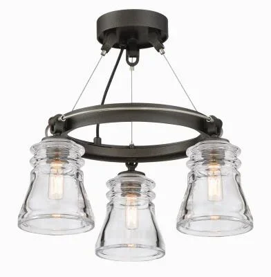 Three Light Semi Flush Mount8570696