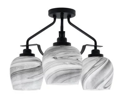 Three Light Semi-Flush Mount8572596