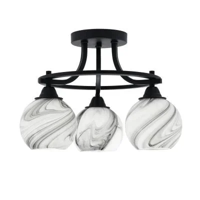 Three Light Semi-Flush Mount8572673