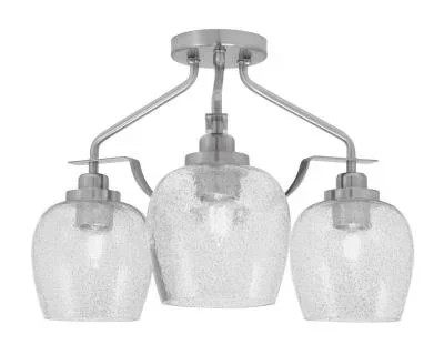 Three Light Semi-Flush Mount8572835