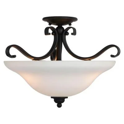 Three Light Semi-Flush Mount8573666