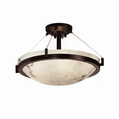 Three Light Semi-Flush Mount8603544