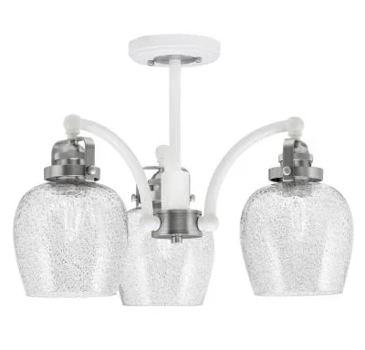 Three Light Semi-Flush Mount8615861