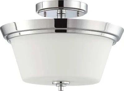 Three Light Semi Flush Mount876814