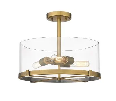 Three Light Semi Flush Mount8876723