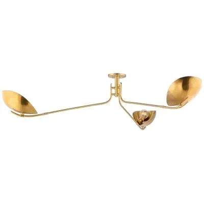 Three Light Semi Flush Mount9090396