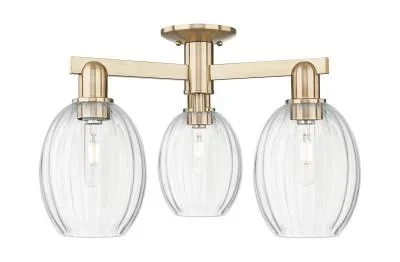 Three Light Semi-Flush Mount9235766