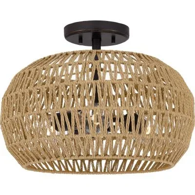 Three Light Semi Flush Mount9657558