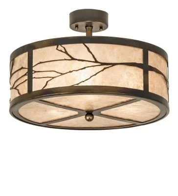 Three Light Semi-Flushmount3733195
