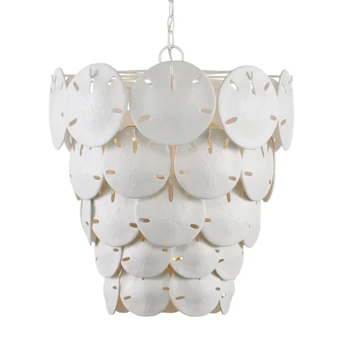 Tulum White Chandelier – Sugar White/White9000-1113