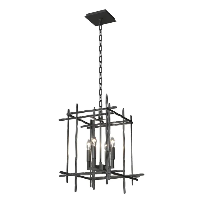 Tura 4-Light Small Chandelier 4-Light in Black101315-SKT-10