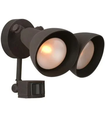 Two Light Covered Flood w/Motion Sensor371614