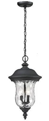 Two Light Outdoor Chain Mount Ceiling Fixture319683