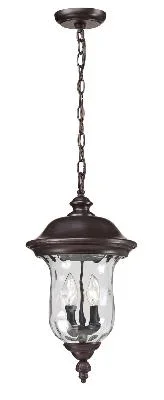 Two Light Outdoor Chain Mount Ceiling Fixture947613