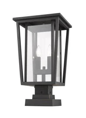 Two Light Outdoor Pier Mounted Fixture708150