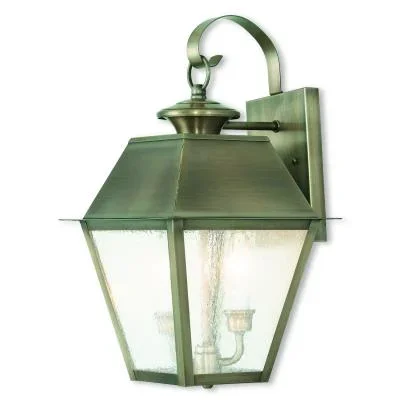 Two Light Outdoor Wall Lantern185437