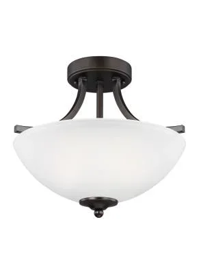 Two Light Semi-Flush Convertible Pendant005193