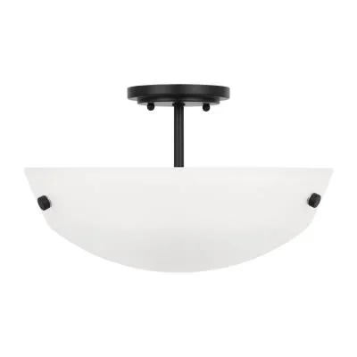 Two Light Semi-Flush Convertible Pendant6115353