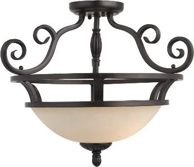 Two Light Semi-Flush Mount372893