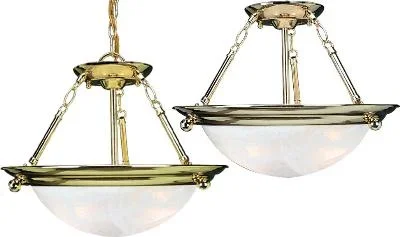 Two Light Semi Flush Mount739618