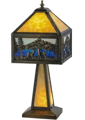 Two Light Table Lamp058586